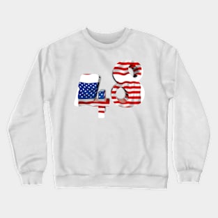 USA flag no. 48 Crewneck Sweatshirt